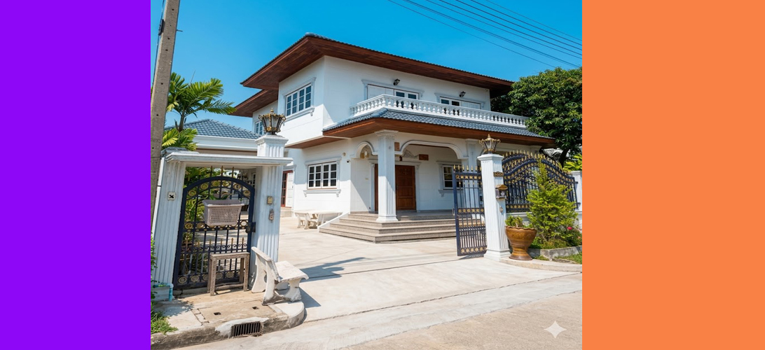 บ้านเดี่ยว ขาย หลังใหญ่ บ้านเดี่ยวใกล้ถนนเอกชัยสมุทรสาคร ใกล้กรุงเทพ บ้านเดี่ยวพื้นที่ใหญ่ราคาดี บ้านมือสองเอกชัยพระราม2